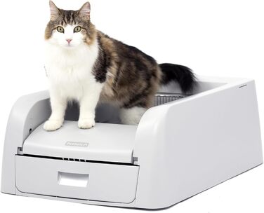 PetSafe ScoopFree автоматичний туалет для котів із грудкуватим наповнювачем, самочистка, контроль запаху, для однієї чи кількох кішок