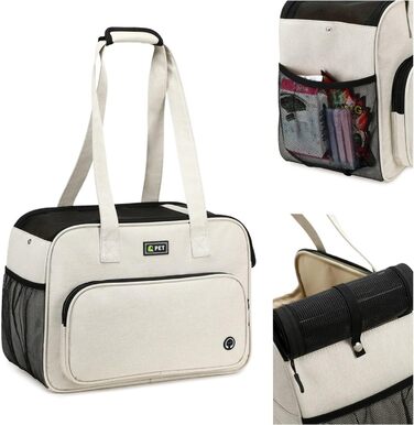 М'яка переноска для собак та котів Gungtj: зручна сумка-переноска для прогулянок, ветеринара, подорожей та повсякденних потреб