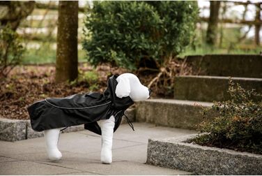 Дощовик для собак Kerbl Forks чорний, розмір S, 35 см