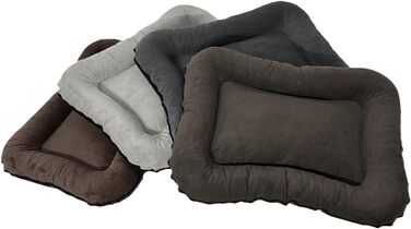 Матрац для собак KIM, ліжко для собак, подушка для собак, диван для собак, можна прати (M 80x60 см, сірий) M 80x60 см сірий