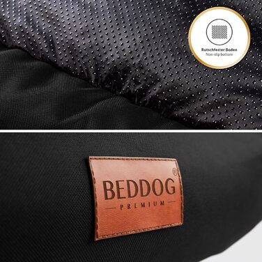 Ліжко для собак середніх порід - BedDog Alicante, MOCCA (85x70x21 см)