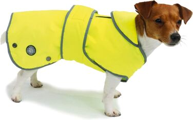 Водовідштовхувальний плащ для собак Ancol Muddy Paws XXL, добре видимий, 70 см, до 98 см обхвату
