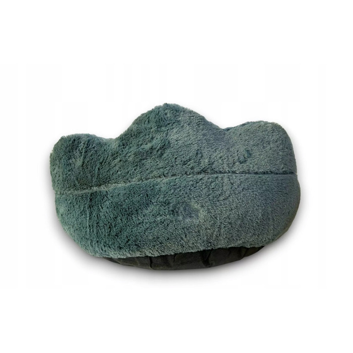 М'яке плюшеве лежак-кокон для собак з високими бортиками