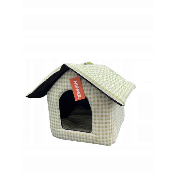 Будиночок для собак та котів у клітинку, 43x39x41 см, HIPPER