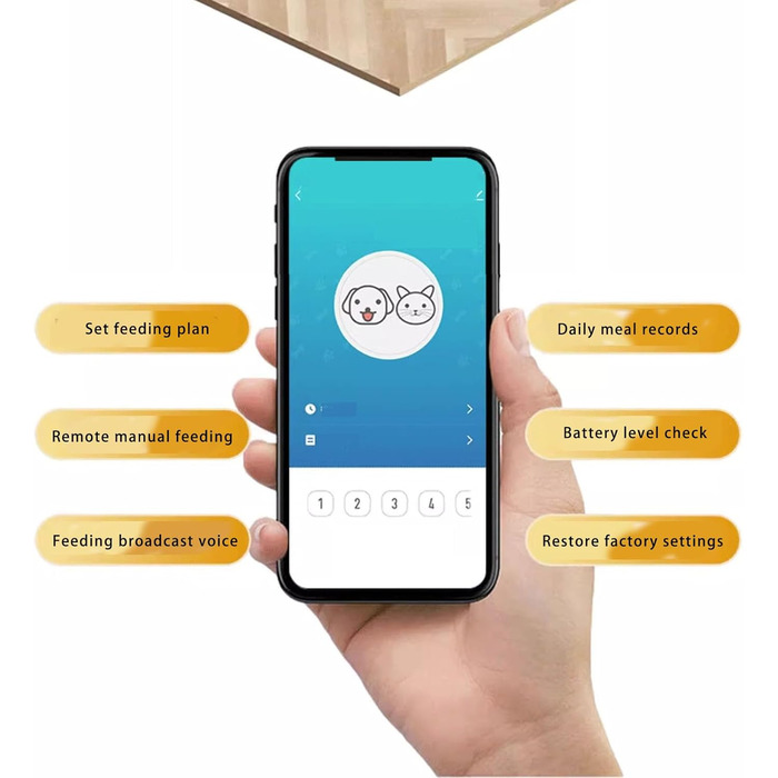 Автомат годування котів Ejoyous з 2 мисками, 3л, WiFi, програмування, запис голосу, керування через додаток