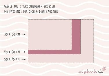 Підкладка для котів Napfunterlage з іменем, персоналізований подарунок для власників котів, чорна (Catstation 50x75 см)