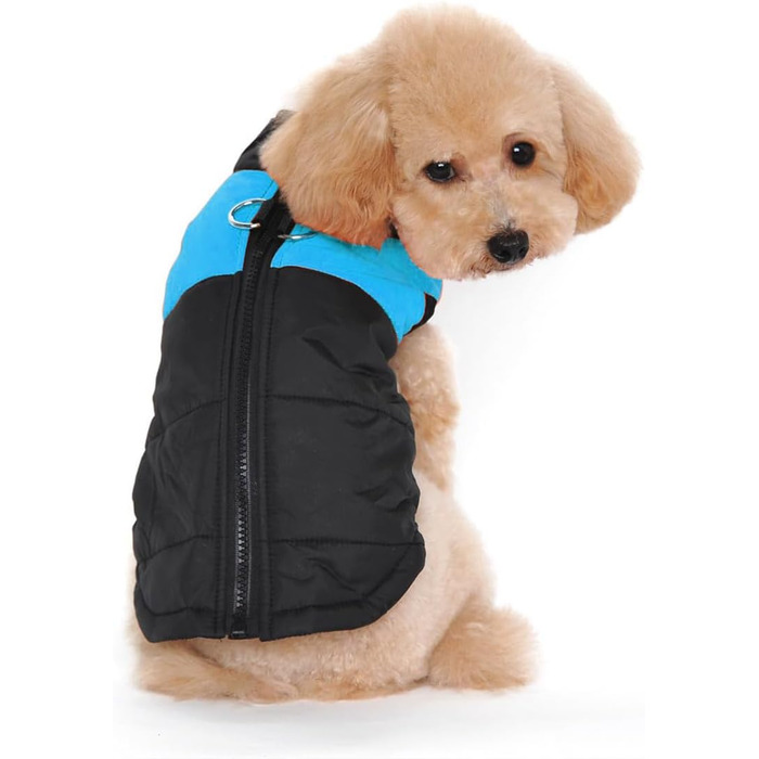 Зимовий теплий одяг для собак, водонепроникний зимовий пуховик для собак, куртка для тварин, XXL, блакитний