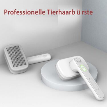 Професійна щітка для шерсті домашніх тварин Pet Ion Brush з подвійним іонним генератором - самоочисна щітка для собак та котів, м'яке розплутування шерсті та підшерстя, для короткої та довгої шерсті (1 шт)