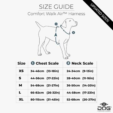 Шлейка для собак DOG Copenhagen Comfort Walk Air 3.0, чорна, розмір M