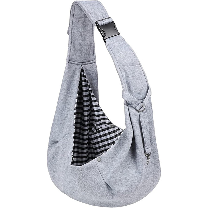Тканинна переноска для собак та котів, сіра, до 4,5 кг, для прогулянок та активного відпочинку