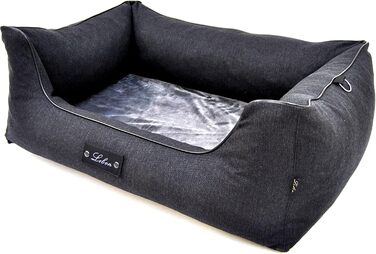 Ортопедичне собаче ліжко Lebon Carl Plus 100x75x30 см з підстилкою - Deluxe, Made in EU
