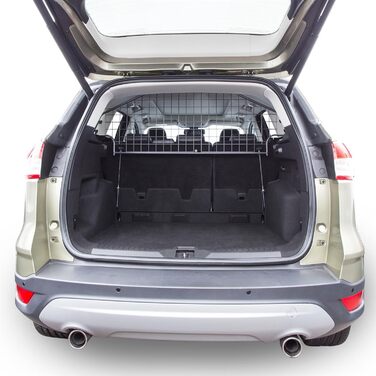 Сталевий захисний бар'єр для багажника Travall для Ford Kuga (2013-2019), Escape (2012-2019) – автомобільна перегородка для домашніх тварин, вантажу, індивідуальна, міцна