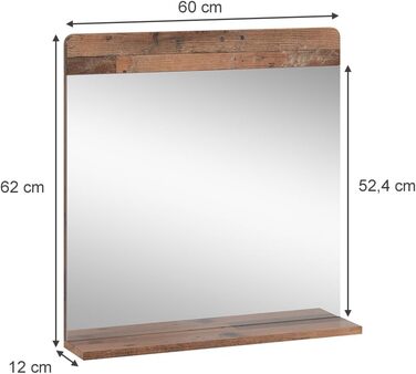 Тумба Vicco Izan біла глянцева 36.6x76.6 см з шухлядою і дверцятами, oldstyle
