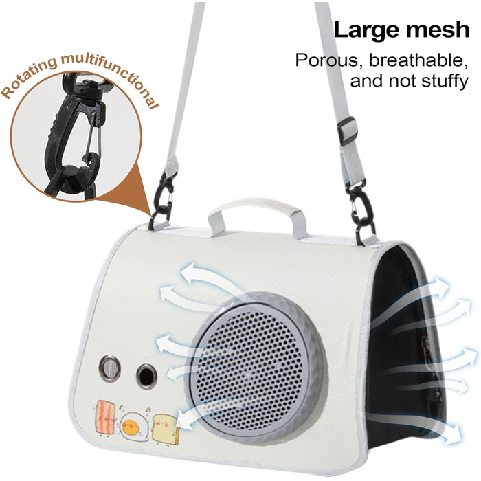 Транспортна сумка для котів, переноска для тварин з плечовими ременями – органайзер для подорожей, кемпінгу та прогулянок