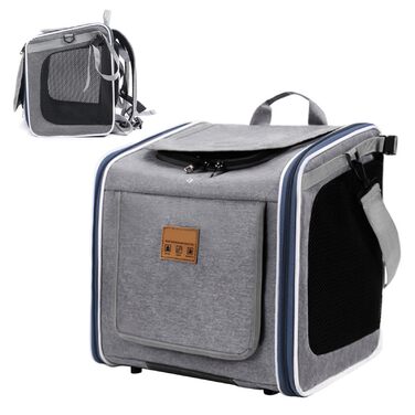 Рюкзак-переноска для собак на велосипед: складний, портативний, безпечний, для прогулянок, подорожей, сімейного відпочинку