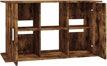 Тумба для акваріума ZEYUAN з ДСП, копчена дубова, 101x41x58 см, акваріумна підставка, шафа під акваріум