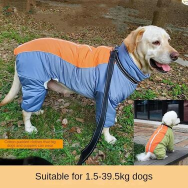 Водонепроникна зимова куртка для собак, тепла флісова жилетка, повсякденний зимовий одяг для собак, цуценят, C 14