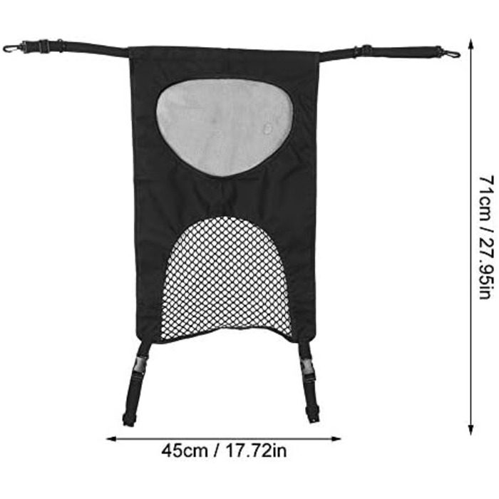 Сітковий бар'єр для собак у багажник авто, 71 x 45 см | Захист, безпека, комфорт