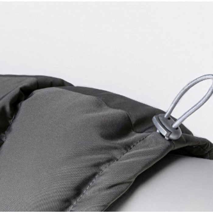 Водонепроникна зимова куртка для собак, тепла куртка від снігу, одяг для тварин, теплий одяг для великих собак, сірий колір