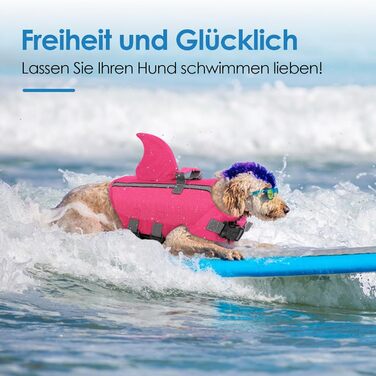 Світлокасова жилет для собак AOFITEE, рожевий, XS-M, з ручкою для порятунку, регульований