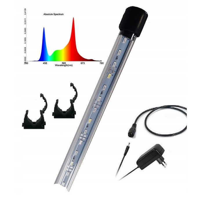 LED-освітлення для акваріума Full Spectrum, 3 кольори, 70 см
