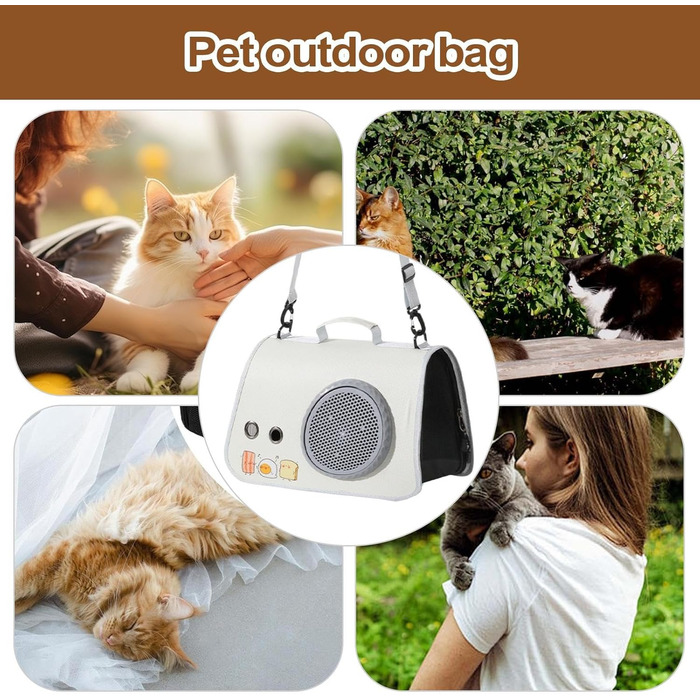 Транспортна сумка для тварин, переноска для котів, органайзер для подорожей та активного відпочинку
