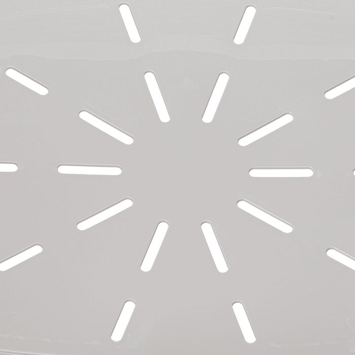 Крізьлежанка для собак Ferplast Siesta Deluxe, велика, сіра, 84 x 55 x 28,5 см, пластик, знімний кошик, антиковзаюча поверхня