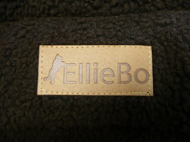 Лежак для собак Ellie-Bo з шерпа-флісу, коричневий, для клітки 107 см