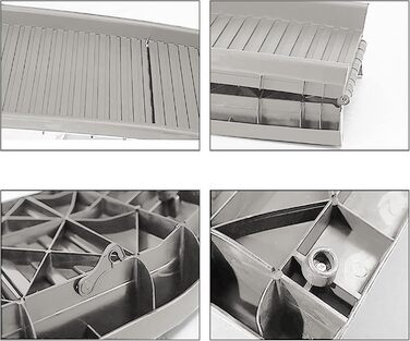 Рампа для автомобіля Auto PKW Hunderampe, сіра, 155x40 см, до 90 кг, антиковзаюча, складна