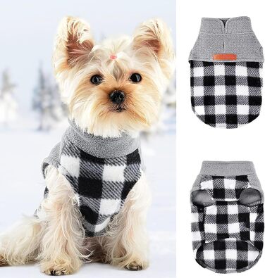 Світшот для собак маленьких порід, чорно-білий, розмір M, для дівчаток та хлопчиків, підходить для Чихуахуа, Йоркширського тер'єра та інших