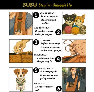 Сумка-кенгуру для собак та котів до 4,1 кг – зручна та безпечна переноска для вигулу та подорожей (Camel-Braun)