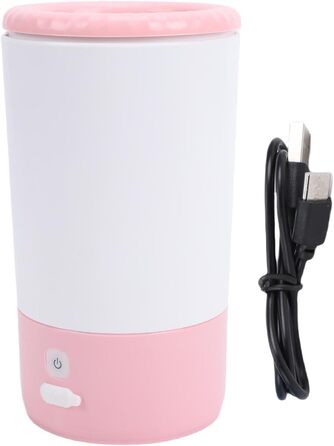 Електричний мийник лап для собак Asixxsix, портативний, USB, рожевий