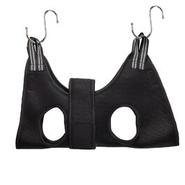 Грумерський жилет для собак та котів YRRYGMN | для грумінгу, купання, стрижки та обрізки кігтів. Чорний