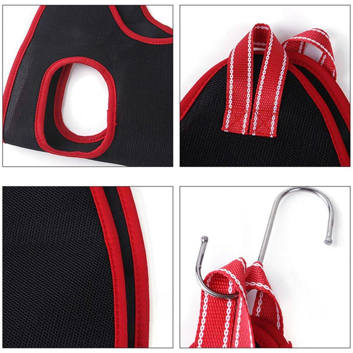 Гамак для догляду за котами та собаками 12-в-1 з гребінцем, пилочкою та кусачками для нігтів, інструмент для стрижки нігтів, купання, догляду за вухами та миття