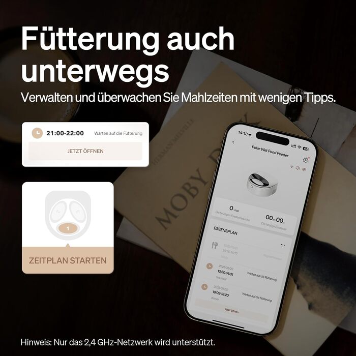 Автомат для котячого вологого корму PETLIBRO з напівпровідниковим охолодженням, Wi-Fi, керування через додаток, білий