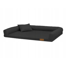 Ортопедичне ліжко для собак Juelle, чорне, 120 см x 90 см