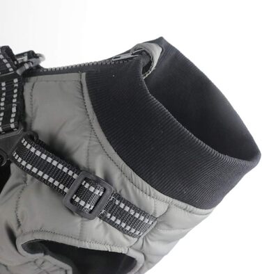 Водонепроникний теплий одяг для собак з інтегрованою шлейкою: куртка, жилет з утеплювачем для малих та середніх собак