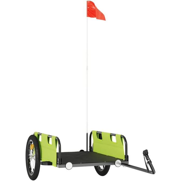 Фahrradanhänger (причіп для велосипеда) BaraSh – зелений, Oxford-тканина, для собак