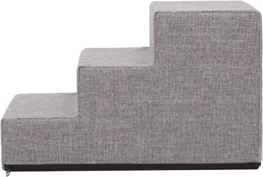 Сходинка для собак і котів Tiertreppen - пандус для маленьких собак і котів, 3 сходинки, сірий, висота 30 см