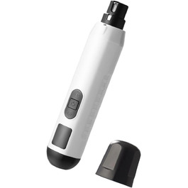 Електричний триммер для когтів домашніх тварин з подвійним світлом та LCD-дисплеєм (Weiß)