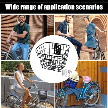 Велосипедний кошик Teksome - кошик на кермо | Знімний транспортний кошик для скутера та триколісного велосипеда з місцем для собак, котів, тварин, фруктів та покупок