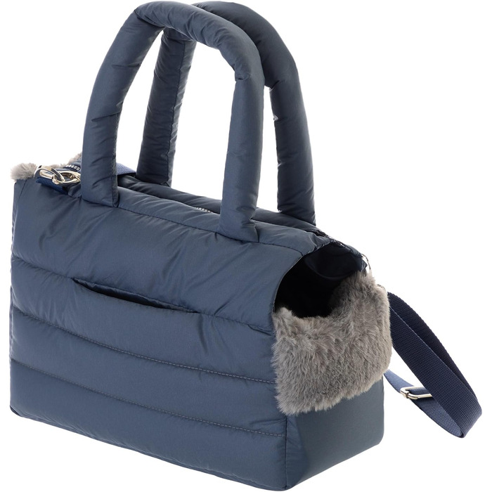 Транспортна сумка для собак та котів, розмір S (до 5 кг), темно-синій, 36 x 17 x 24 см