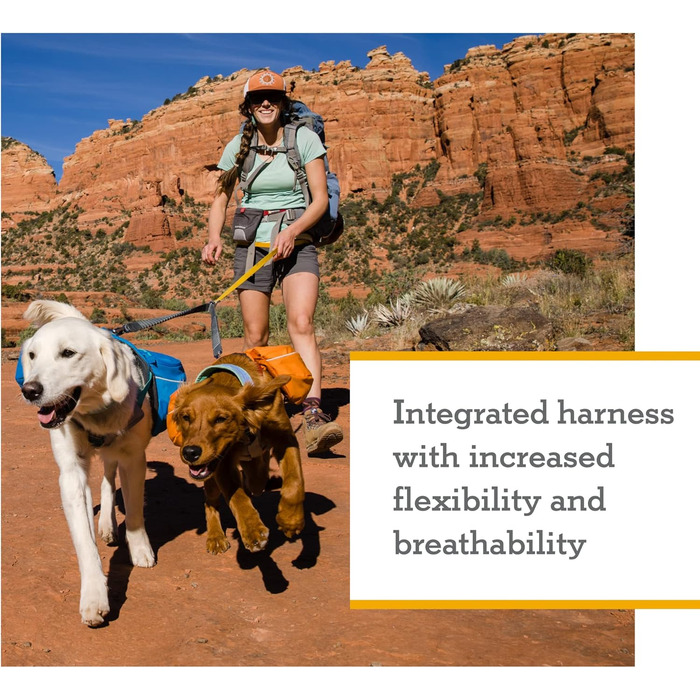 RUFFWEAR Approach Pack - рюкзак для собак, Blue Dusk (Small), 41 x 33 x 6 см