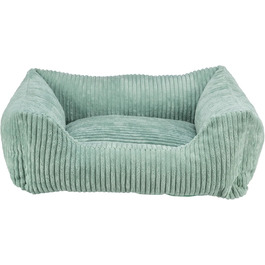 Ортопедичне собаче ліжко TRIXIE Vital Jonna, 60x50 см, Salbei (м'ята) - якісне ліжко з memory foam для собак, кошик для малих та літніх собак, захищає суглоби та знімає навантаження