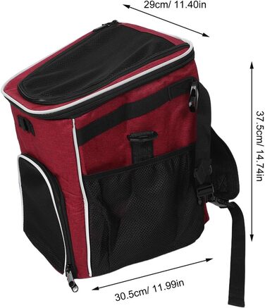 Транспортна коробка для собак FONDOTIN: рюкзак для маленьких собак з віднімним плечовим ременем, дихаюча сітка, складна та міцна для подорожей та активного відпочинку