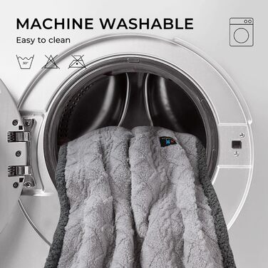 Водонепроникний килимок для собак Luciphia, миючий, для собак, котів, цуценят, теплий, м'який, флісовий, шерпа, для ліжка, дивана, софи, (102*145см) (145*165см)