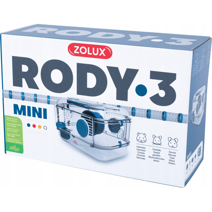 Клітка для гризунів Zolux Rody 3 Mini, синя