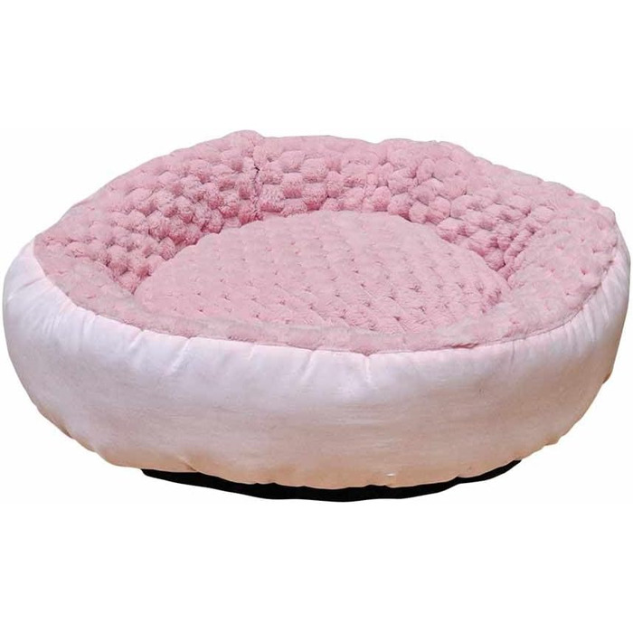 Ліжко для тварин Nobby Komfortbett Donut Classic Diamond, рожеве, розмір M (діаметр 70 см)