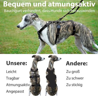 Пауерлд: Безпечна шлейка для собак, анти-тяга, паніка-шлейка, захист від втечі, регульована, дихаюча жилетка для собак (Чорний, XL) Екстра велика (упаковка з 1) Чорний