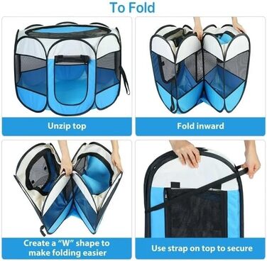 Кішка-бігове колесо Floving для домашніх тварин, складане, для використання в приміщенні та на вулиці, 8 прикрас, водонепроникне (M)